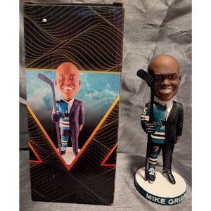 @@ GM Mike Grier San Jose Sharks NHL Bobblehead SGA BRAND NEW UNOPENED L@@K!